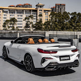 SOOQOO BMW 8 Series G14 G15 SQ Style Carbon Fiber Diffuser