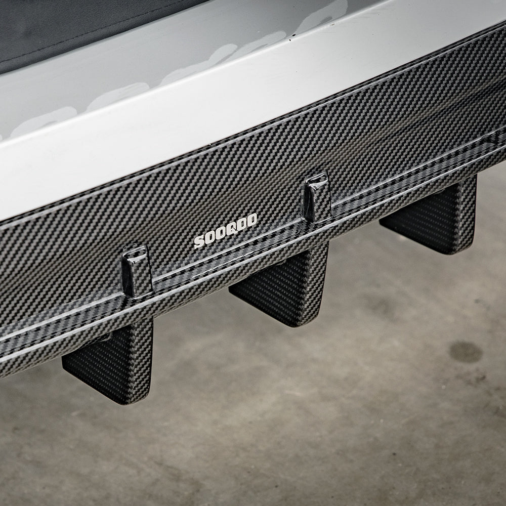 SOOQOO Carbon Fiber Rear Diffuser for BMW 8 Series G16 (2019–2023) – SQ Style