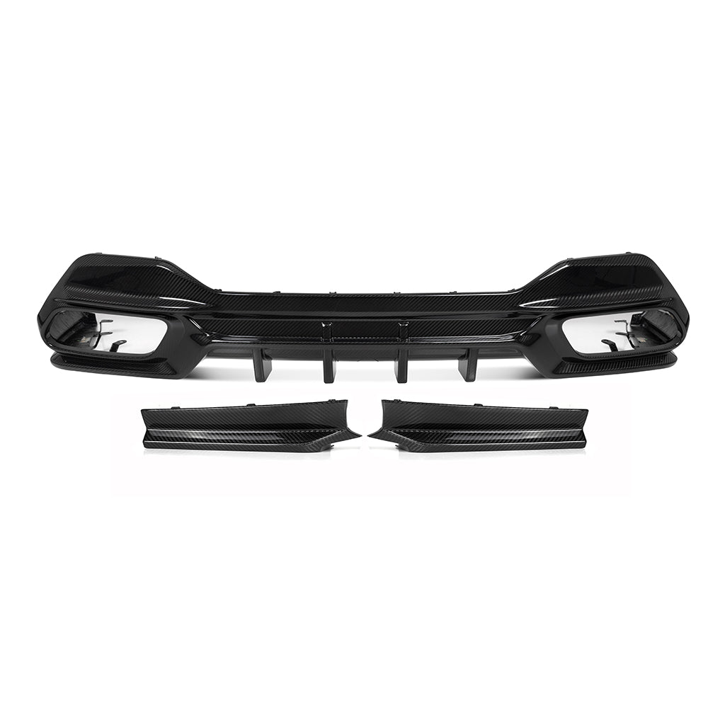 SOOQOO Carbon Fiber Rear Diffuser for BMW 8 Series G16 (2019–2023) – SQ Style