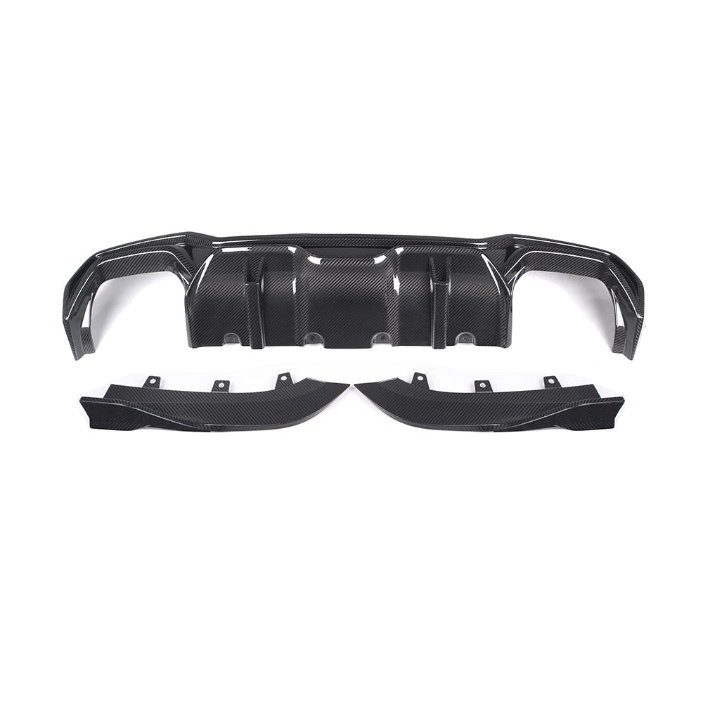 SOOQOO BMW 4 Series G22 SQ Style Carbon Fiber Diffuser