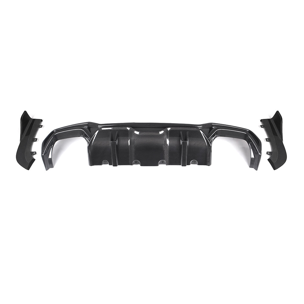 SOOQOO BMW 4 Series G22 SQ Style Carbon Fiber Diffuser