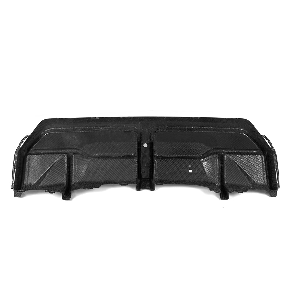SOOQOO BMW 2 Series G42 Coupe SQ Style Carbon Fiber Diffuser With Brake Light