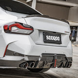 SOOQOO BMW G42 Dry Carbon Fiber Center Diffuser For 2022+ 2 Series