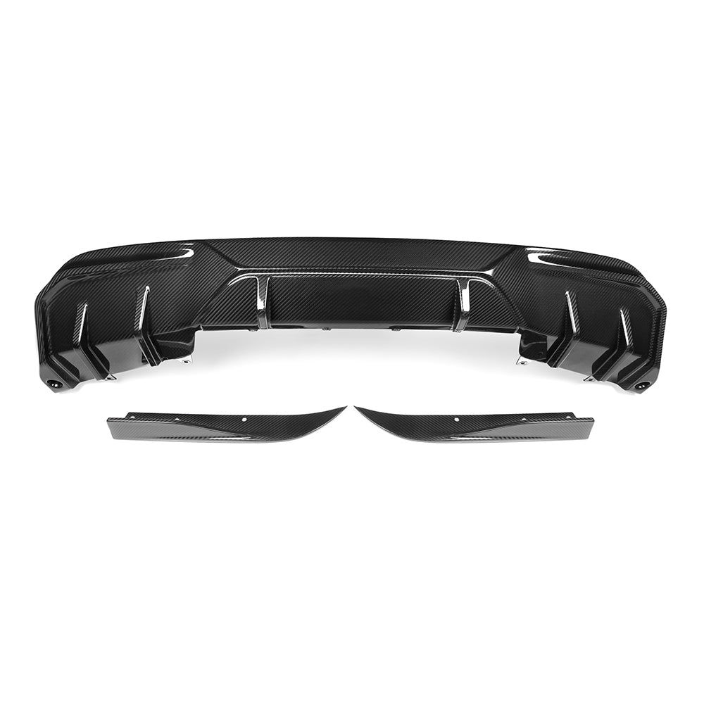 SOOQOO BMW i4 G26 BEV SQ Style Carbon Fiber Diffuser