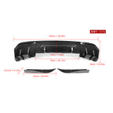 SOOQOO BMW i4 G26 BEV SQ Style Carbon Fiber Diffuser