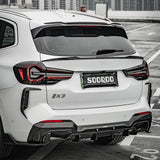 SOOQOO BMW iX3 G08 BEV SQ Style Carbon Fiber Diffuser