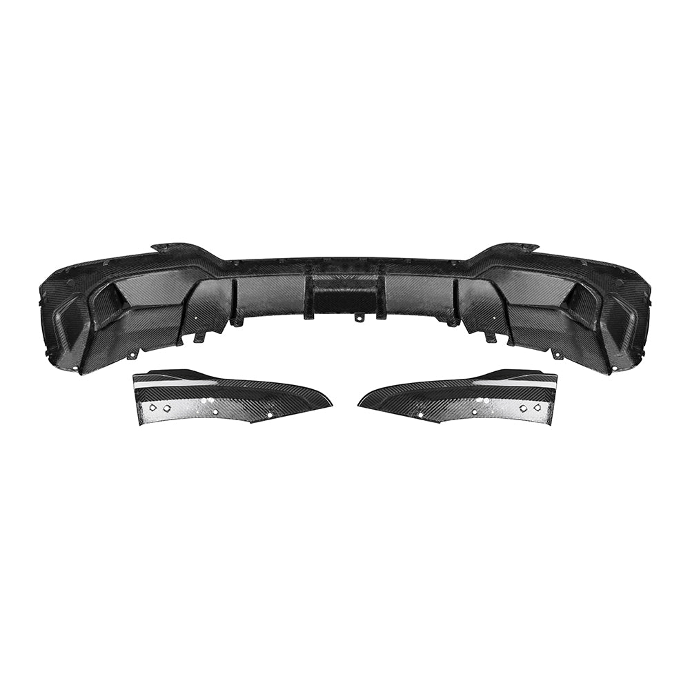 SOOQOO BMW iX3 G08 BEV SQ Style Carbon Fiber Diffuser