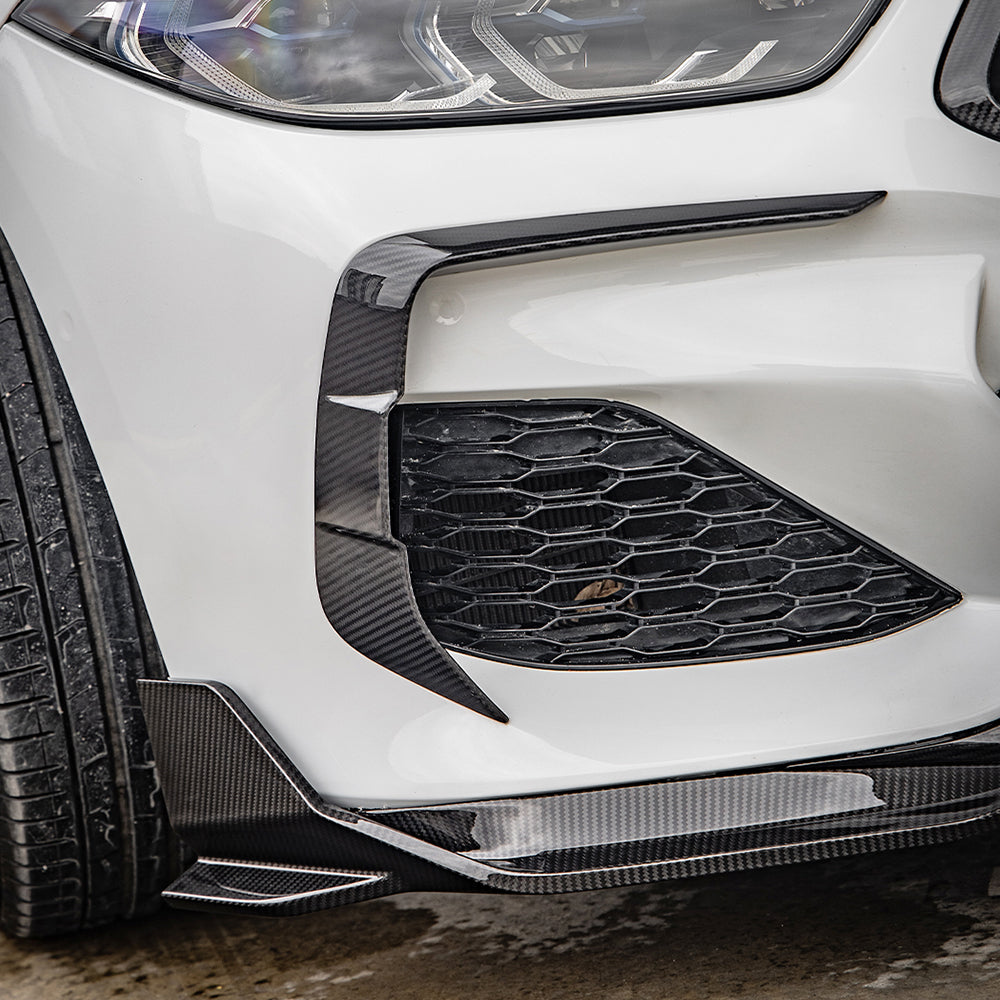 SOOQOO BMW 8 Series G14 G15 G16 SQ Style Carbon Fiber Front Lip