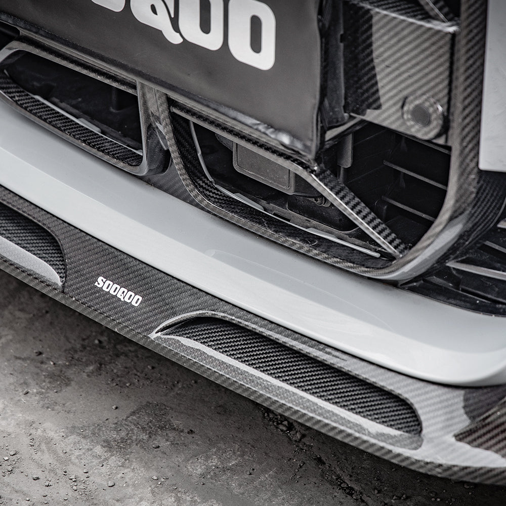 SOOQOO BMW 4 Series G26 SQ Style Carbon Fiber Front Lip