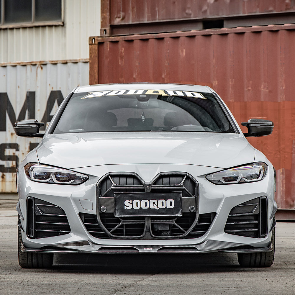 SOOQOO BMW 4 Series G26 SQ Style Carbon Fiber Front Lip