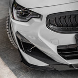 SOOQOO BMW G42 Dry Carbon Fiber Front Bumper Lip For 2022+ 2 Series