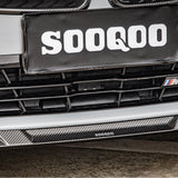 SOOQOO BMW G42 Dry Carbon Fiber Front Bumper Lip For 2022+ 2 Series