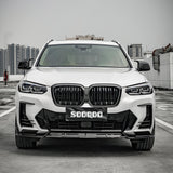 SOOQOO BMW iX3 G08 BEV SQ Style Carbon Fiber Front Lip