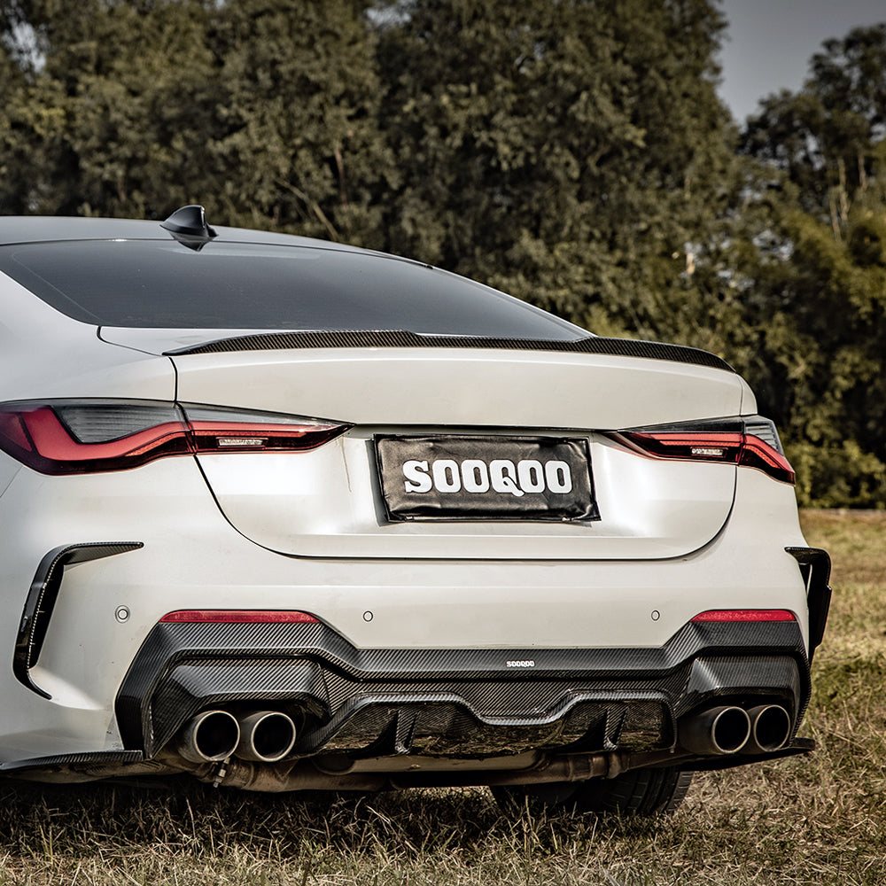 SOOQOO BMW 4 Series G22 SQ Style Carbon Fiber Rear Vent Trim