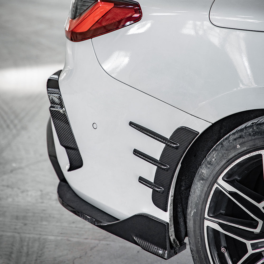 SOOQOO BMW 4 Series G22 SQ Style Carbon Fiber Rear Wheel Arch Trim