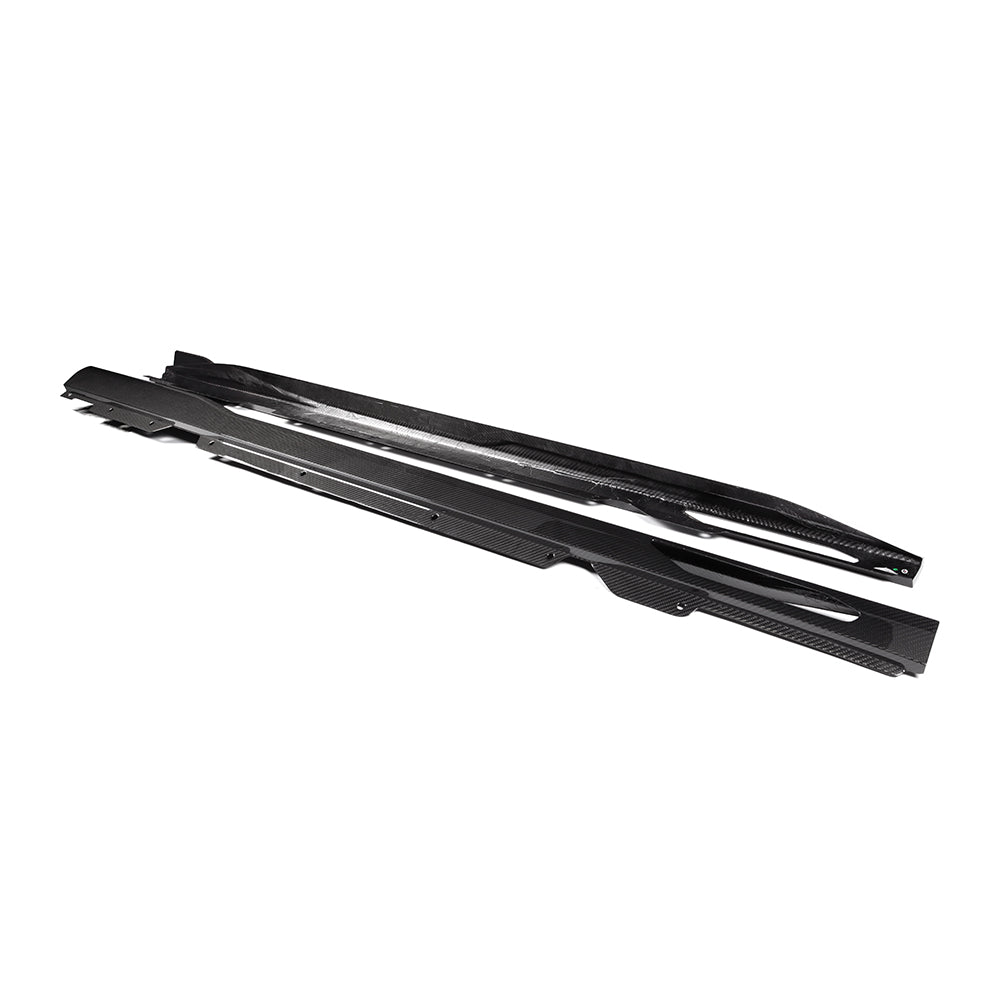 SOOQOO BMW 4 Series G26 SQ Style Carbon Fiber Side Skirt