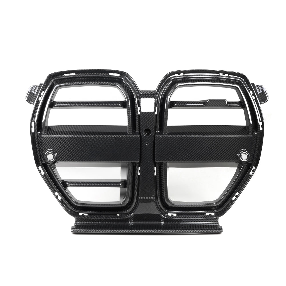 SOOQOO BMW M3 G80 M4 G82 Gril SQ-V Style Carbon Fiber Grill With ACC Sensor