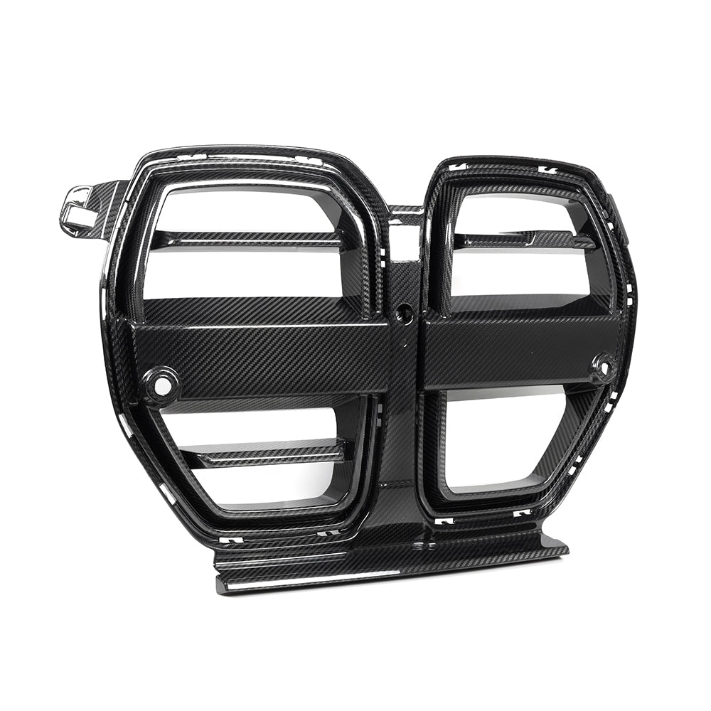SOOQOO BMW M3 G80 M4 G82 Gril SQ-V Style Carbon Fiber Grill With ACC Sensor
