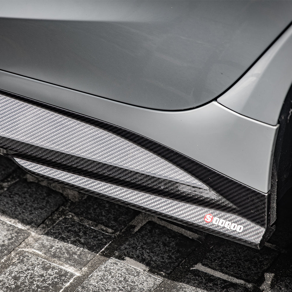 SOOQOO BMW M3 G80 SQ Style Carbon Fiber Side Skirt
