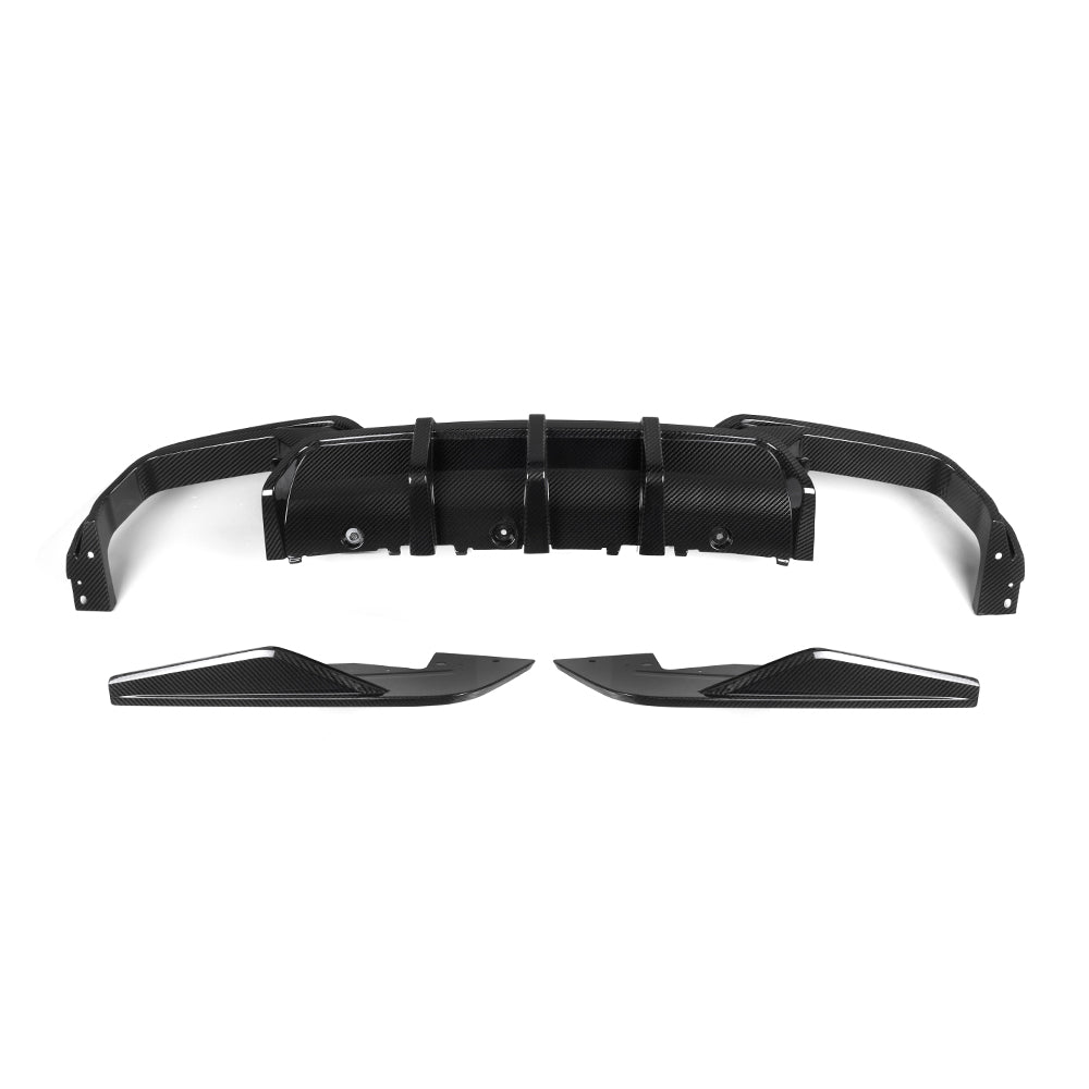 SOOQOO BMW M8 F91 F92 SQ Style Carbon Fiber Diffuser