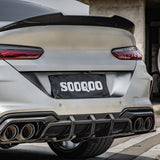 SOOQOO BMW M8 F91 F92 SQ Style Carbon Fiber Diffuser