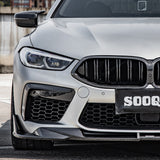 SOOQOO BMW M8 F91 F92 F93 SQ Style Carbon Fiber Front Lip