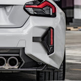 SOOQOO BMW M2 G87 SQ Style Carbon Fiber Rear Bumper Attachments
