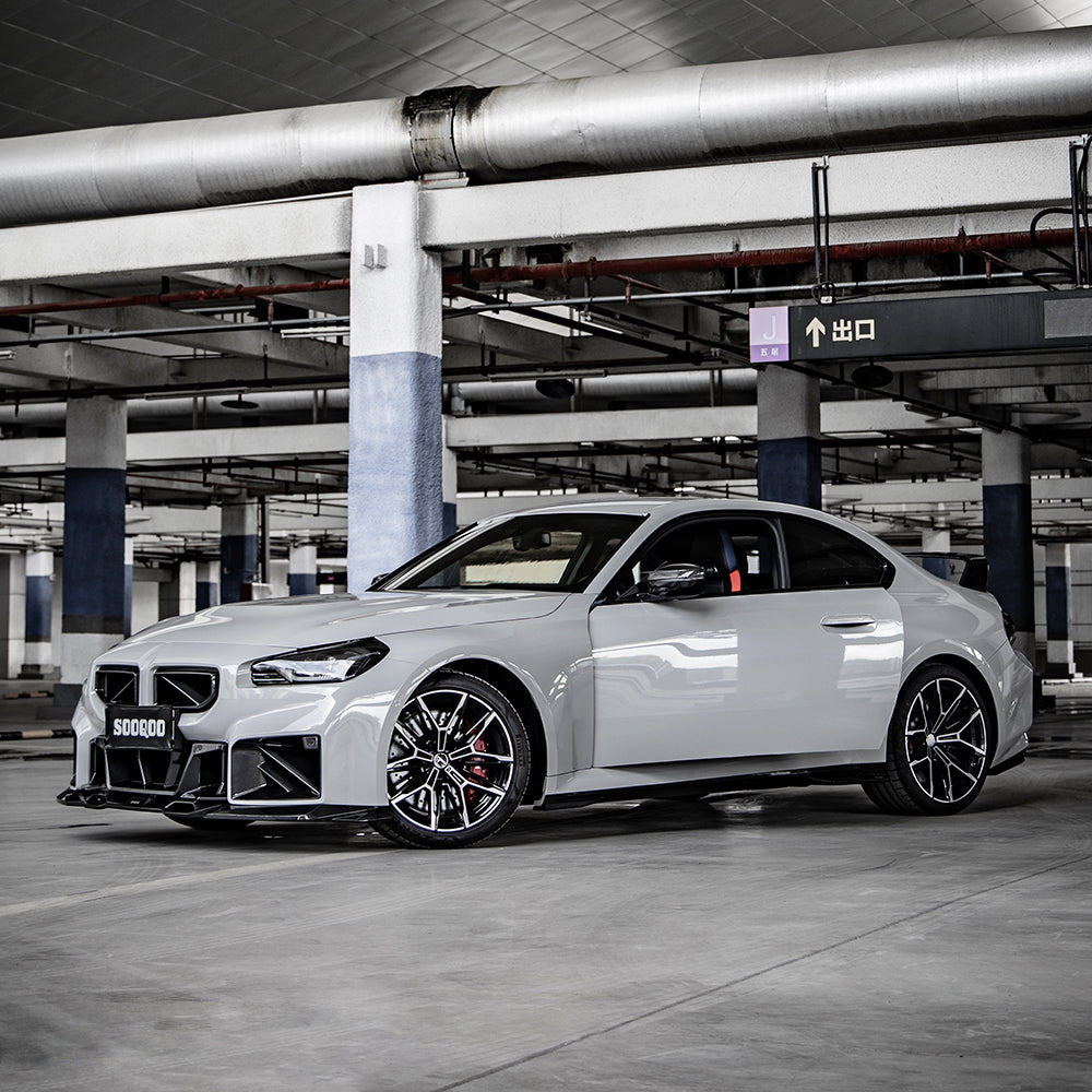 SOOQOO BMW M2 G87 SQ Style Carbon Fiber Side Skirt
