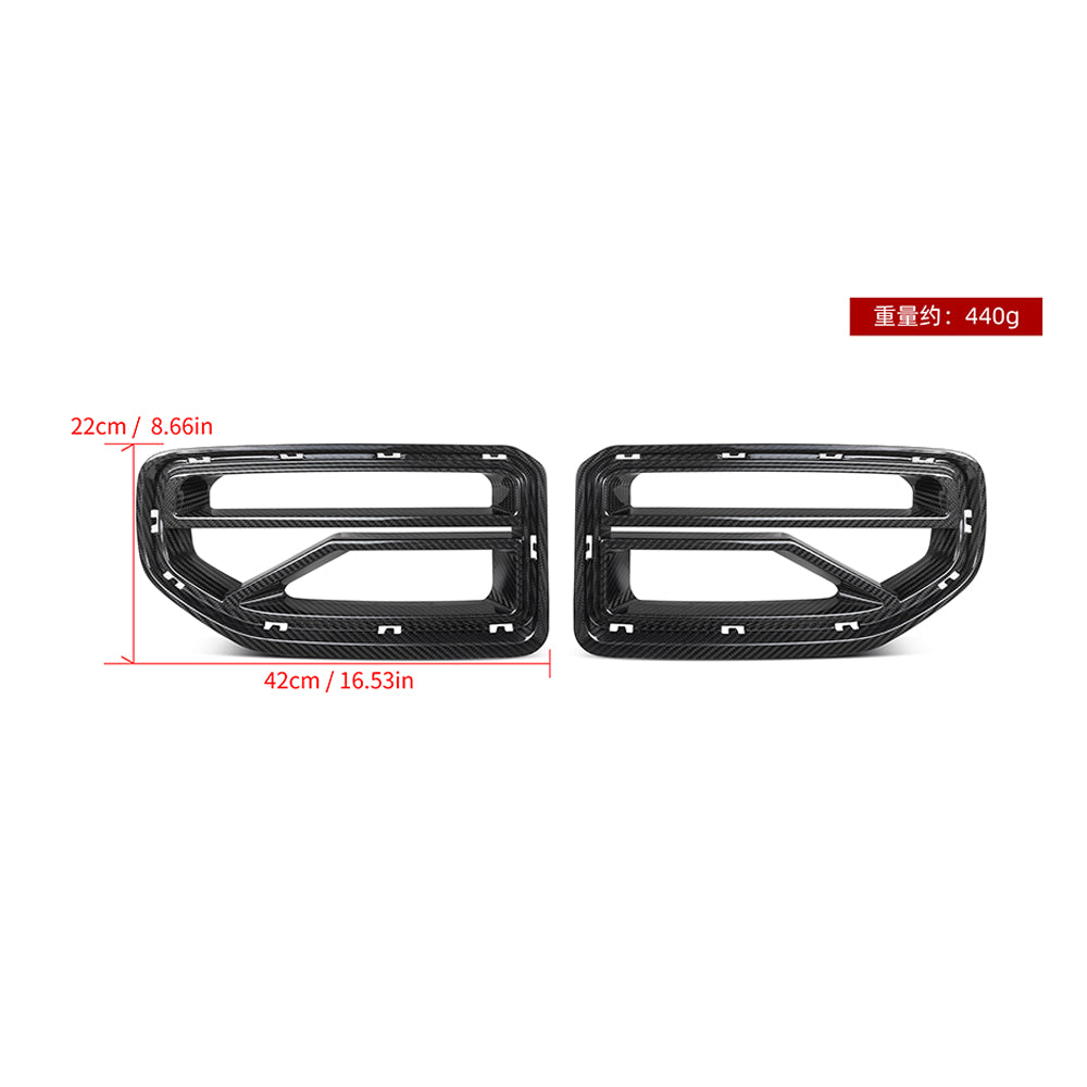 SOOQOO BMW M2 G87 SQ-V Style Carbon Fiber Front Grill