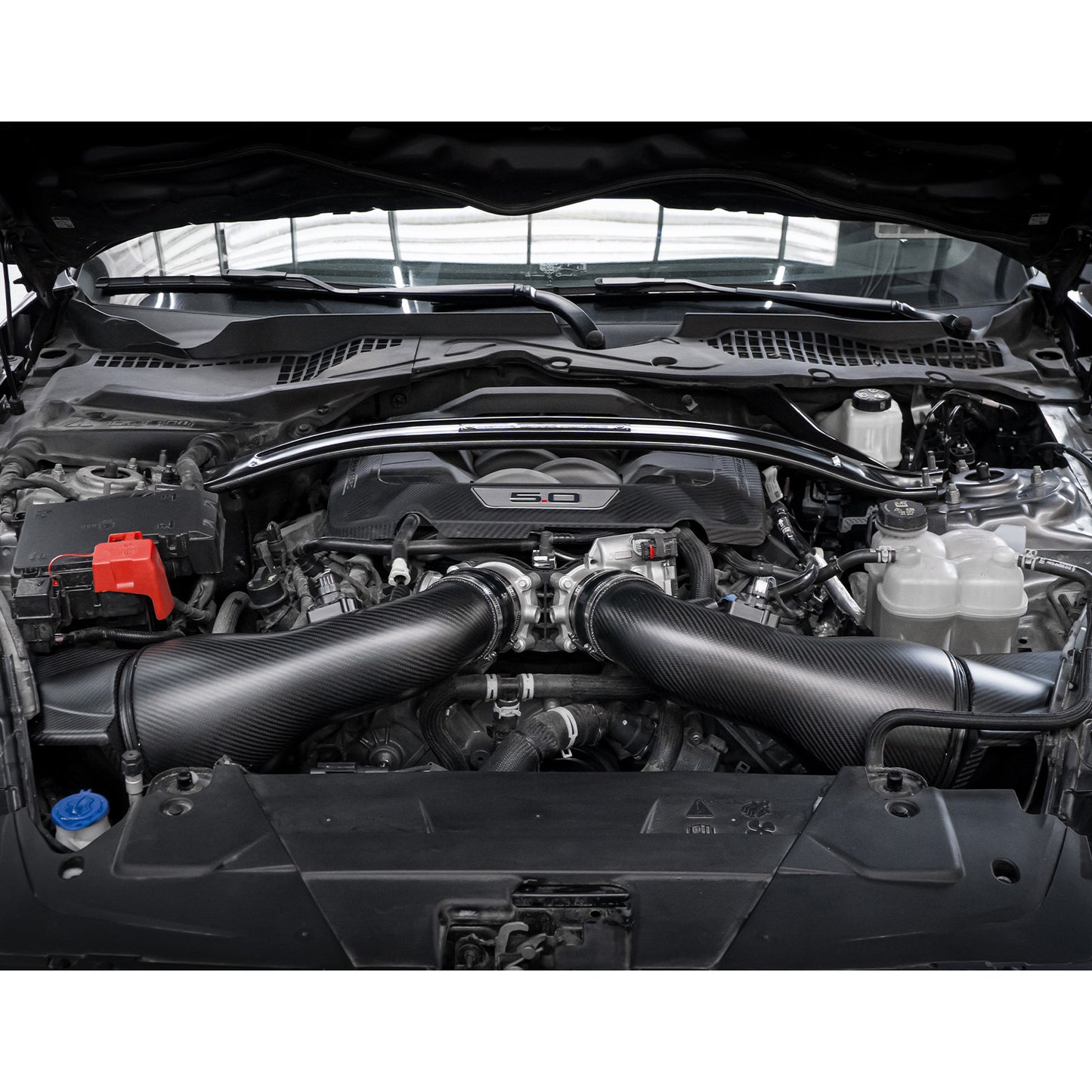Theten S650 2024+ Mustang Dark Horse 5.0L High-Flow Carbon Fiber Dual Intake System · Image 02
