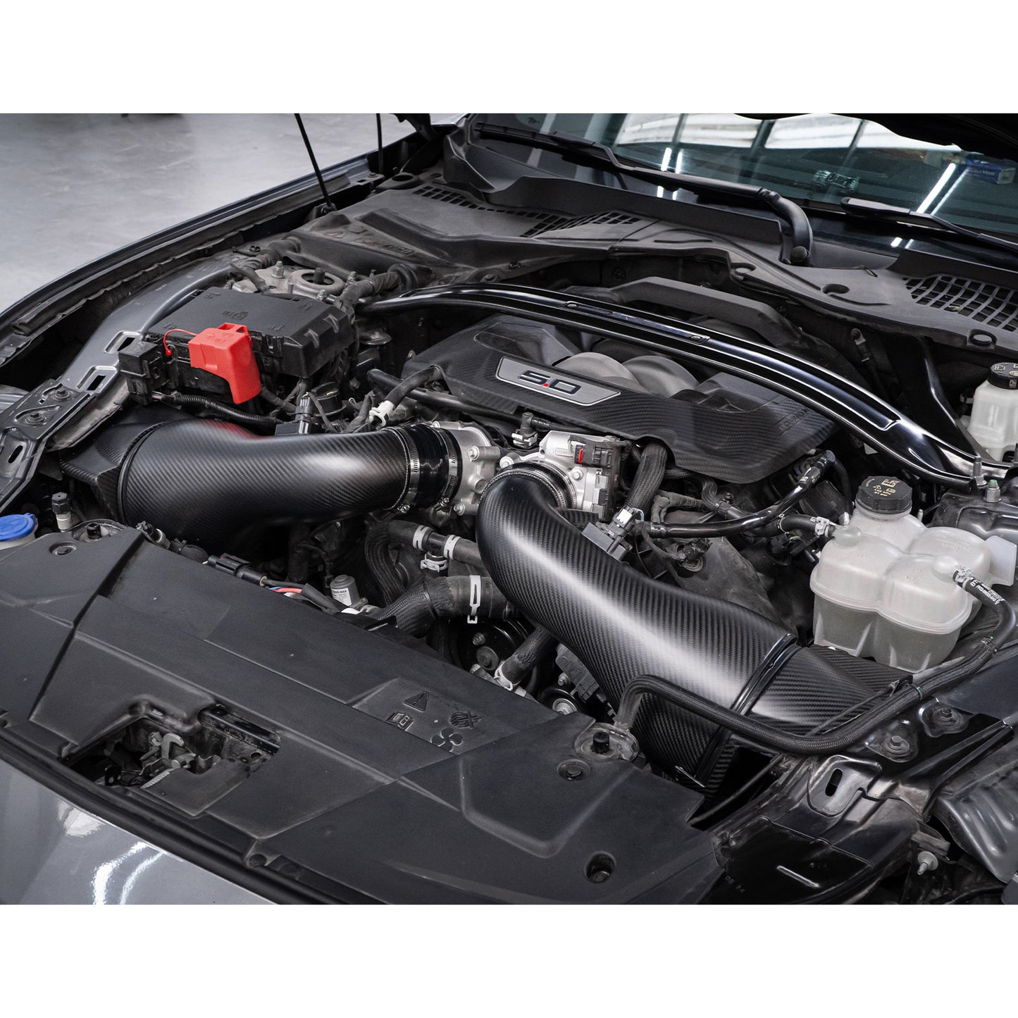 Theten S650 2024+ Mustang Dark Horse 5.0L High-Flow Carbon Fiber Dual Intake System · Image 03