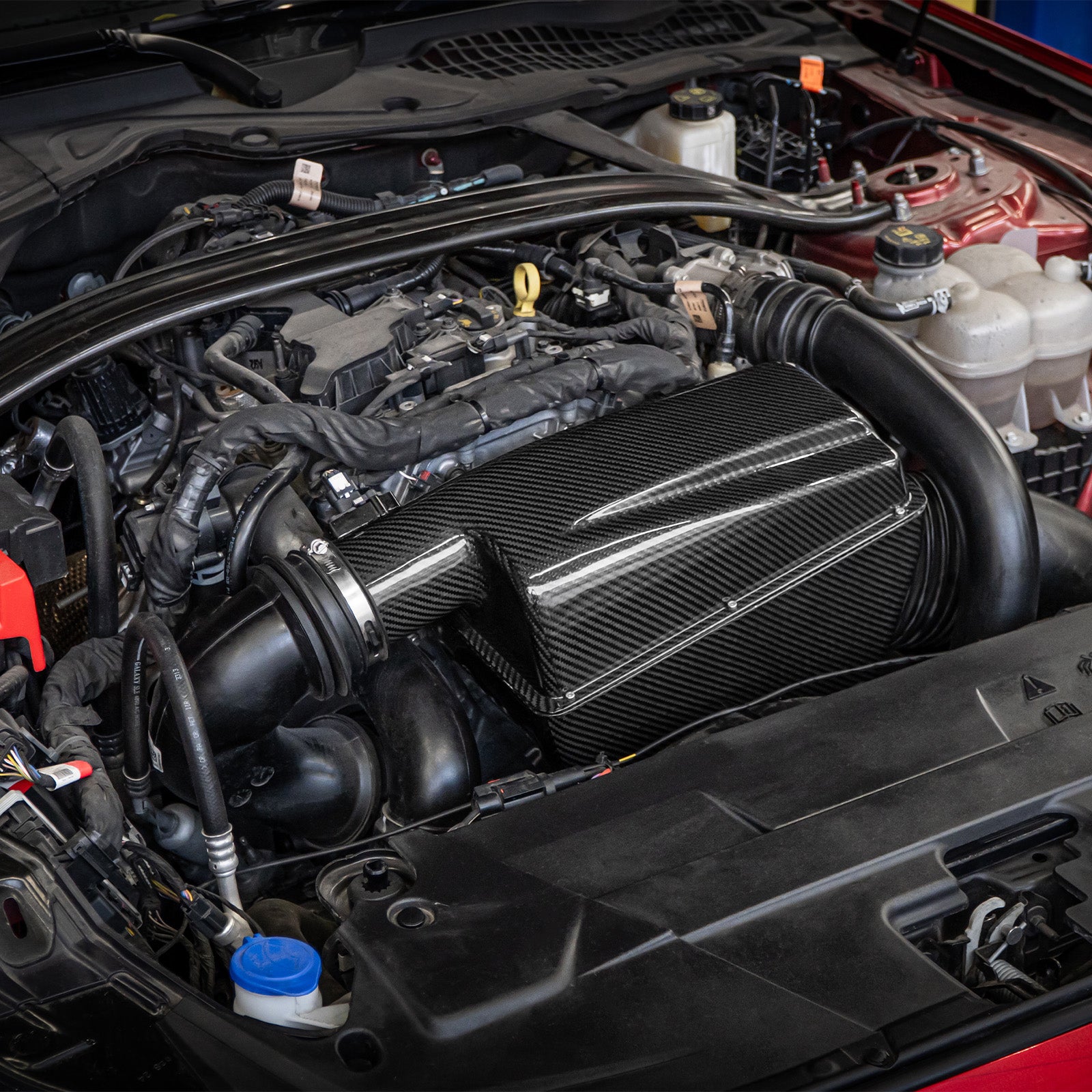 Theten 2024+ S650 Mustang EcoBoost 2.3L Carbon Fiber Intake Airbox · Image 04