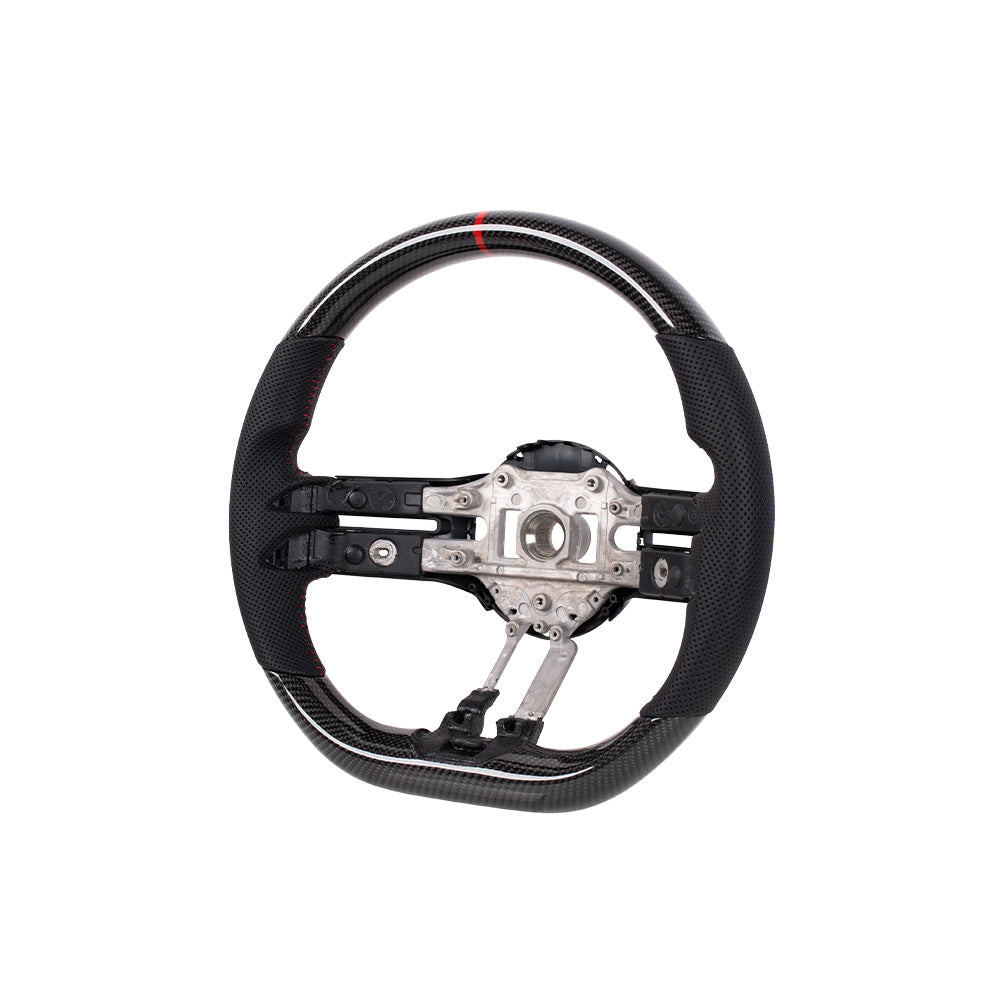 carbon fiber flat bottom steering wheel for mercedes