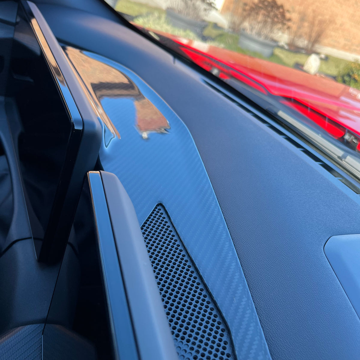 THETEN 2024 MUSTANG CARBON FIBER DECAL INTERIOR KIT (14 PIECES)
