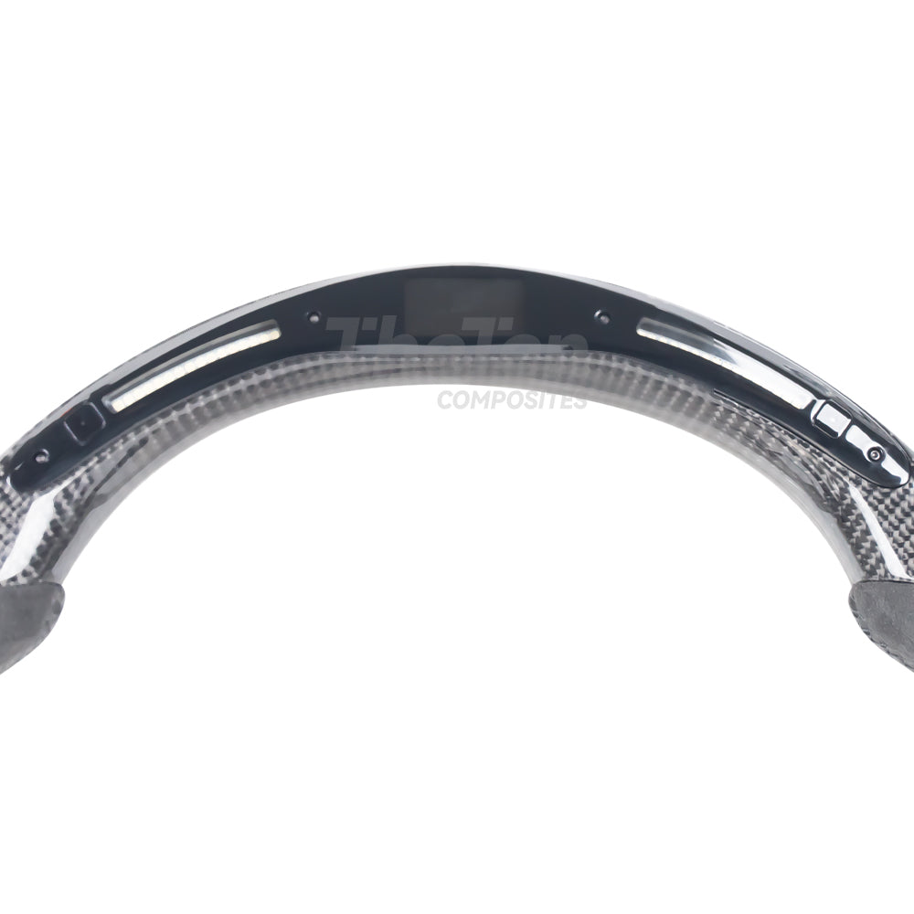 D-CARBON NISSAN 370Z LED ALCANTARA CARBON FIBER STEERING WHEEL