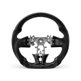Infiniti Q50 2013-2017 steering wheel, Style 05 · 3K Gloss Carbon Fiber · Alcantara / Suede · Universal Paddle Compatibility