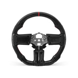 Mustang 2010-2014 steering wheel, Style 01 · HYDRO-DIP · Perforated Leather · Without Paddle Opening