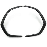 THETEN  CORVETTE C7  CARBON FIBER ADHESIVE GLOSSY FINISH DASHBOARD TRIM 2-PIECE SET