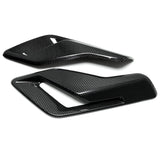 THETEN  2021-2024 FORD F150 RAPTOR ADHESIVE GLOSSY CARBON FIBER AIR VENT LOUVER PANEL 2-PIECE SET