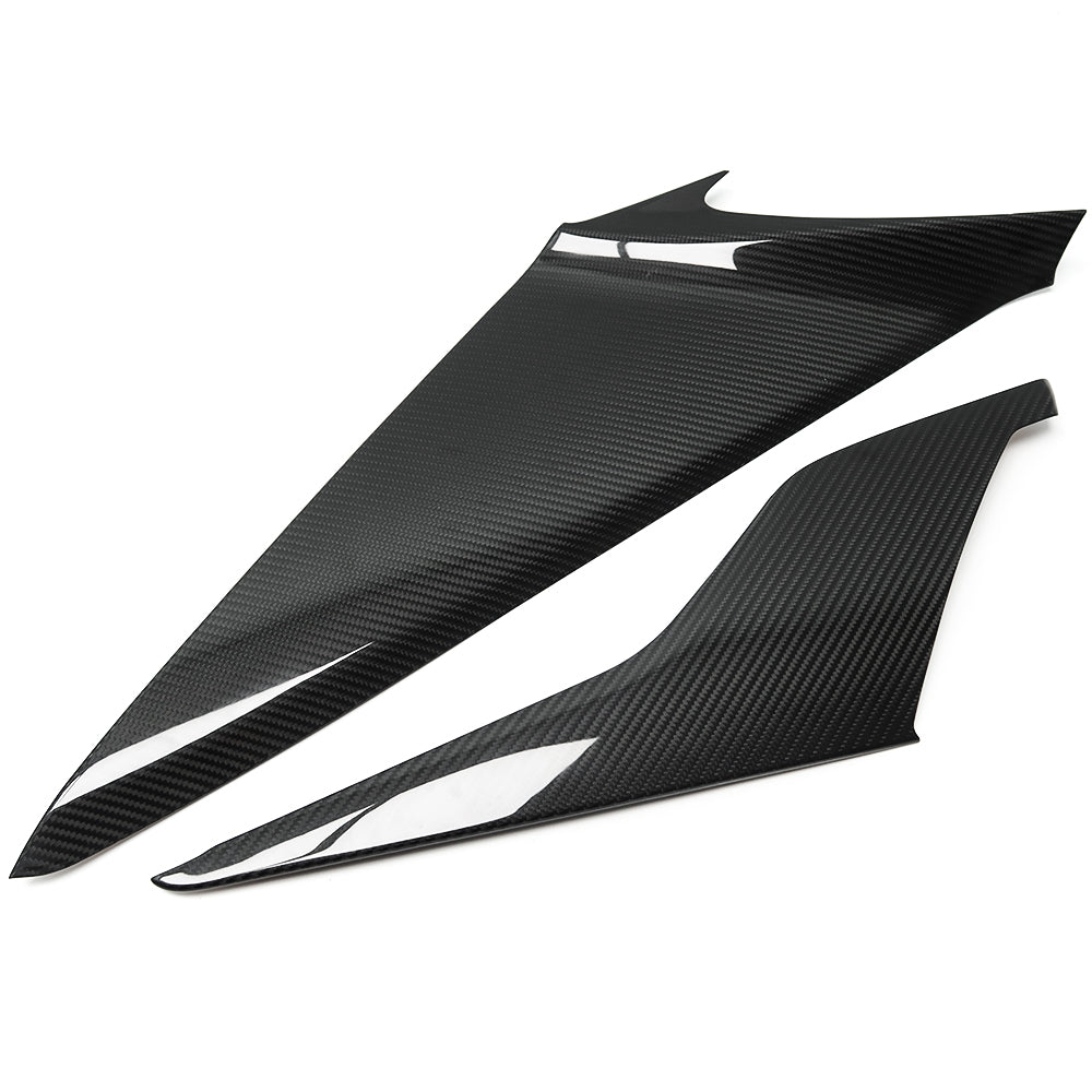 THETEN CORVETTE C8 CARBON FIBER DECORATIVE COVERS ON BOTH SIDES OF THE CENTER CONSOLE