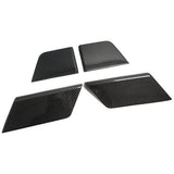 THETEN  2021-2024 FORD F150 RAPTOR ADHESIVE GLOSSY CARBON FIBER   INTERIOR DOOR TRIM PANELS 4-PIECE SET