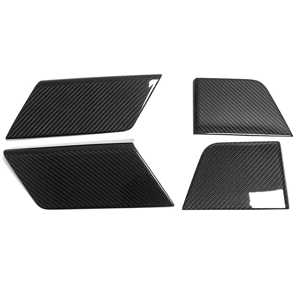 THETEN  2021-2024 FORD F150 RAPTOR ADHESIVE GLOSSY CARBON FIBER   INTERIOR DOOR TRIM PANELS 4-PIECE SET