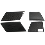 THETEN  2021-2024 FORD F150 RAPTOR ADHESIVE GLOSSY CARBON FIBER   INTERIOR DOOR TRIM PANELS 4-PIECE SET