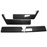 THETEN  2021-2024 FORD F150 RAPTOR ADHESIVE GLOSSY CARBON FIBER INTERIOR DOOR ARMREST FRAME 4-PIECE SET