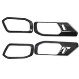 THETEN 2024 FORD BRONCO CARBON FIBER FRONT AND REAR INTERIOR DOOR HANDLE TRIM 4-PIECE SET