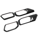 THETEN 2024 FORD BRONCO CARBON FIBER FRONT AND REAR INTERIOR DOOR HANDLE TRIM 4-PIECE SET