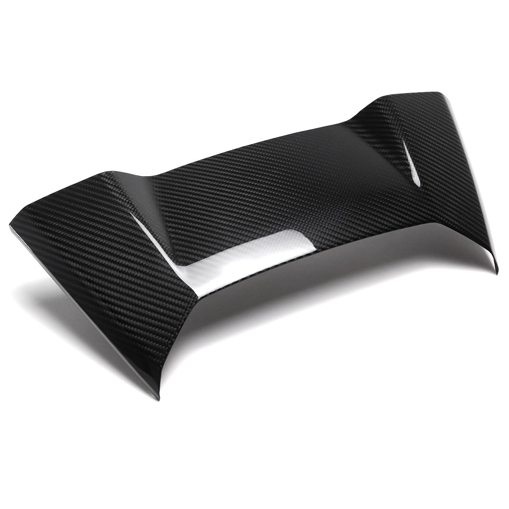 THETEN CORVETTE C8 GLOSS CARBON FIBER REAR SEAT SPEAKER TOP PANEL /WATERFALL UPPER SPEAKER PANEL