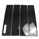 THETEN  2021-2024 FORD F150 RAPTOR ADHESIVE GLOSSY CARBON FIBER WINDOW B-PILLAR TRIM 4-PIECE SET