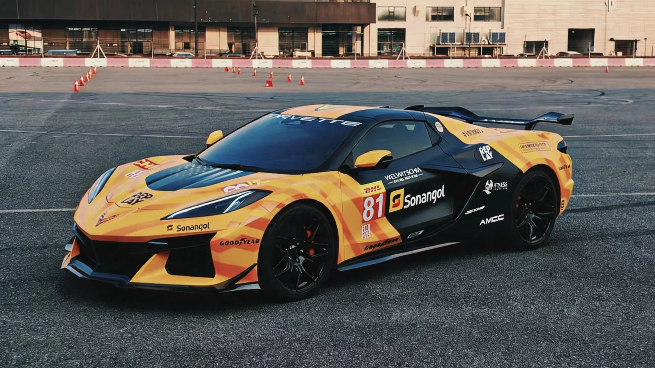 Chevrolet Corvette C8 performance build on track