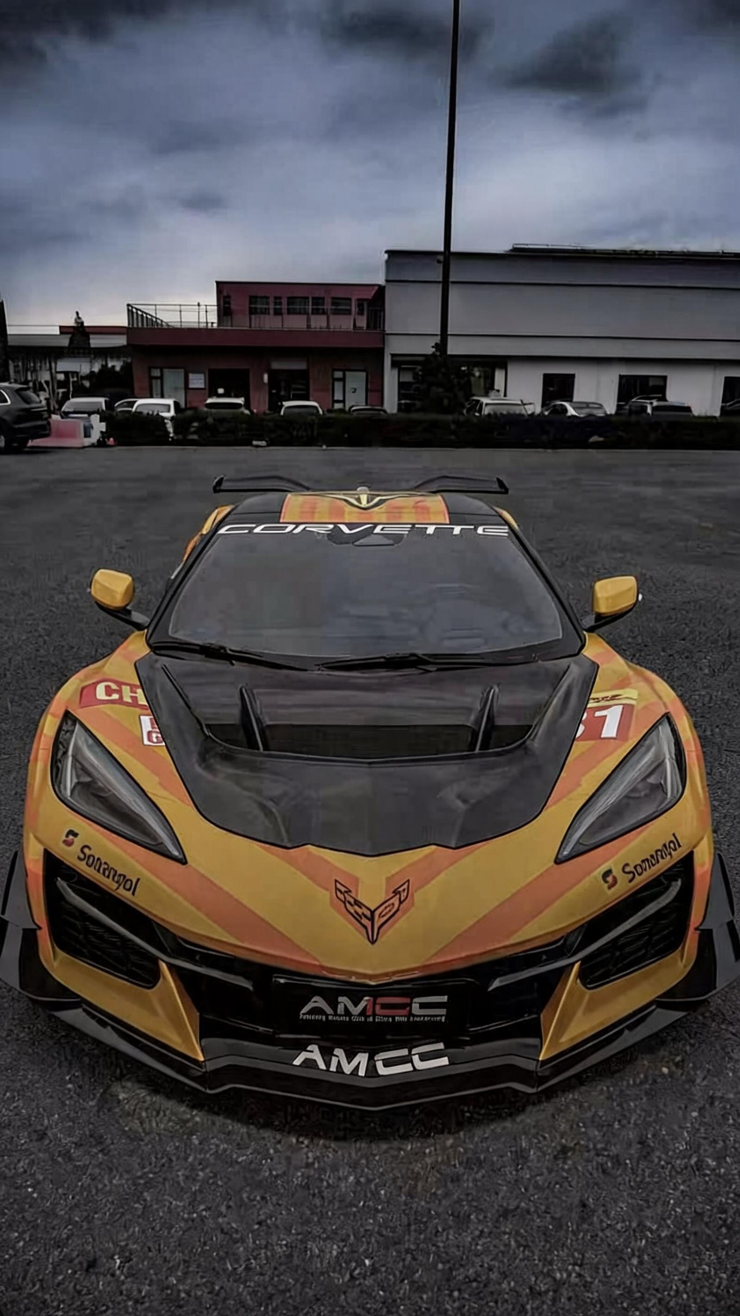 Chevrolet Corvette race car exterior build